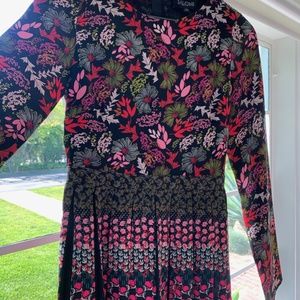 Saloni Longsleeve Floral Dress